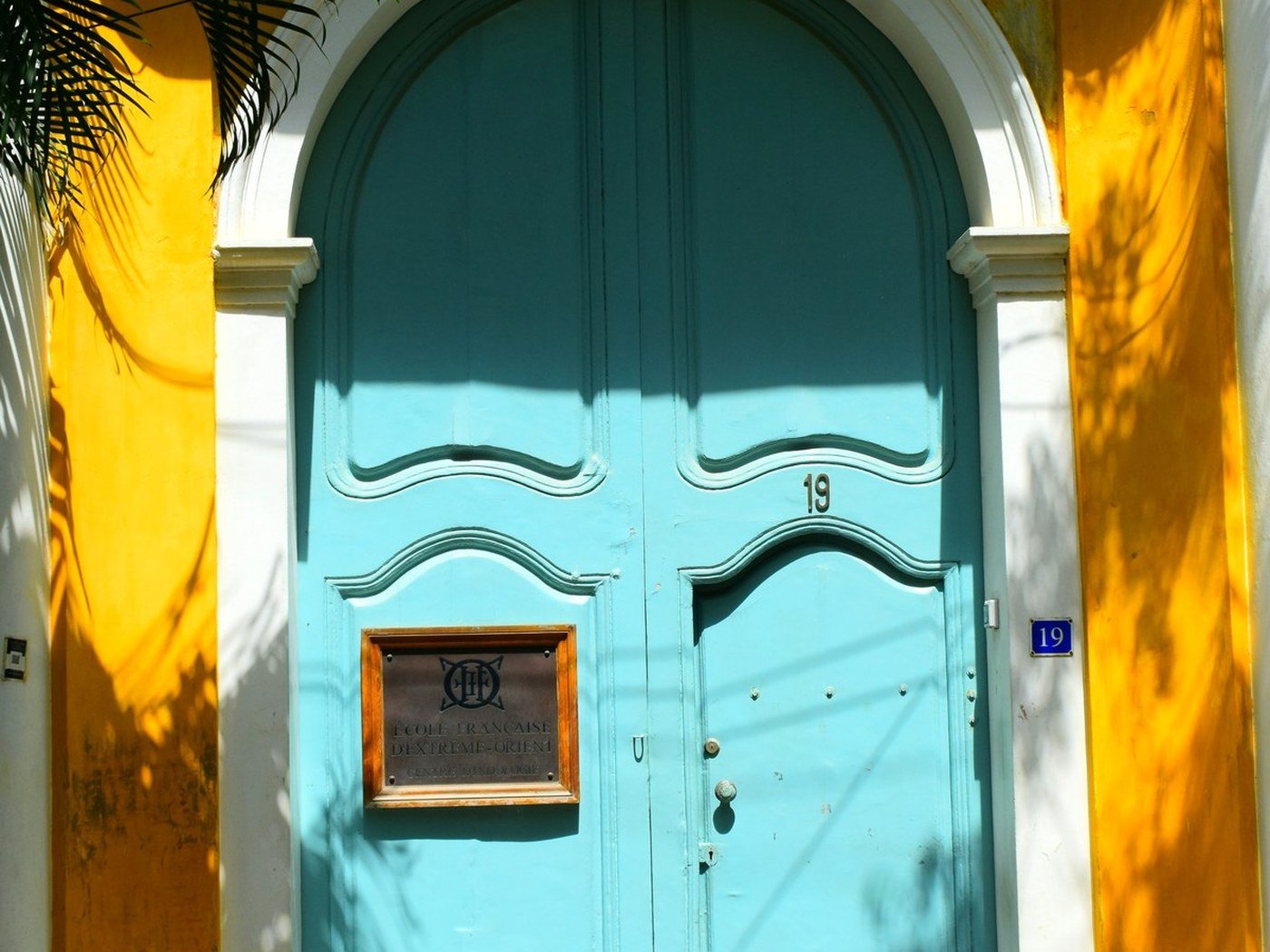Pondicherry heritage doorway